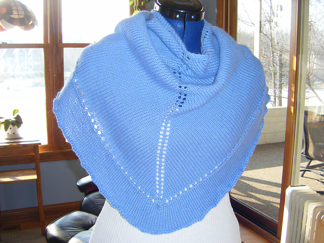 Forget-me-not Shawlette