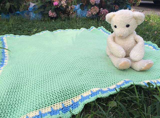 Gentle Waves Baby Blanket