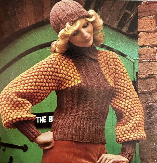 Blister-stitch Sweater