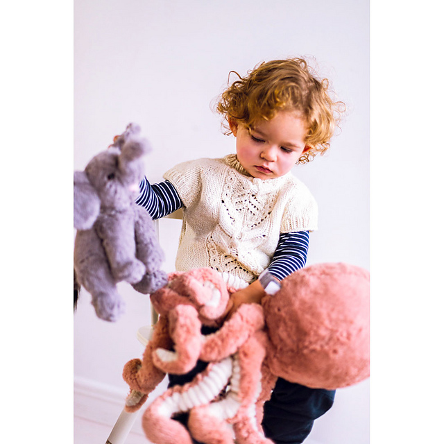 Kids Vest and Sweater "Vanya" Japanese Lace