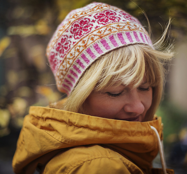 Fair Isle Goes Hippie Hat
