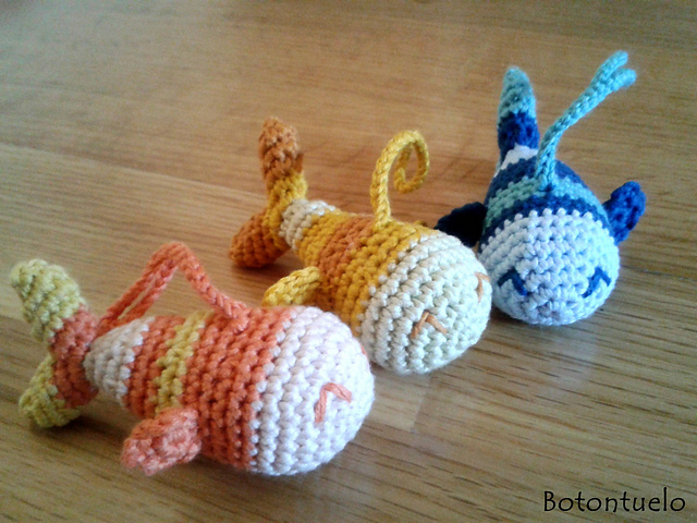Peces tricolores