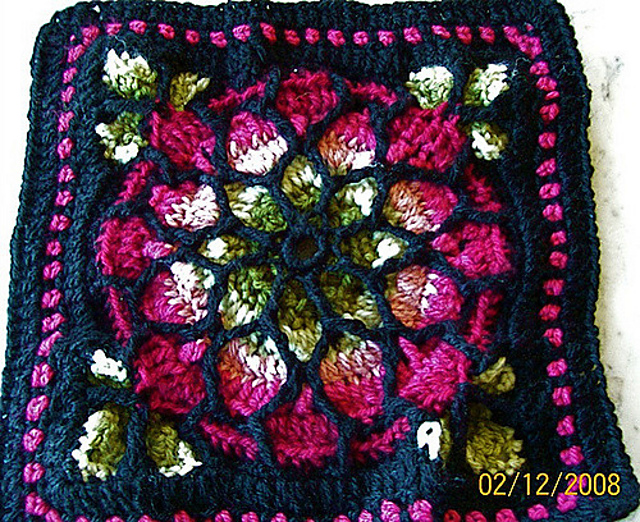 Ravelry Braizyn's Stained Glass Afghan