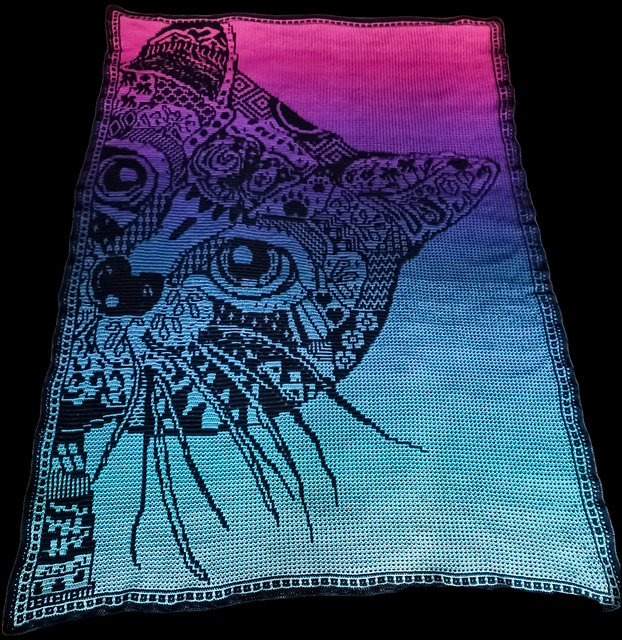 meowsaic blanket