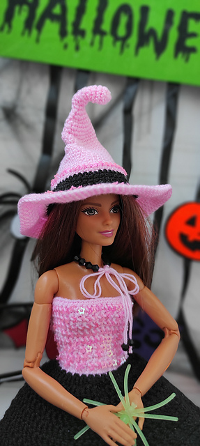 Halloween Witch hat for Barbie