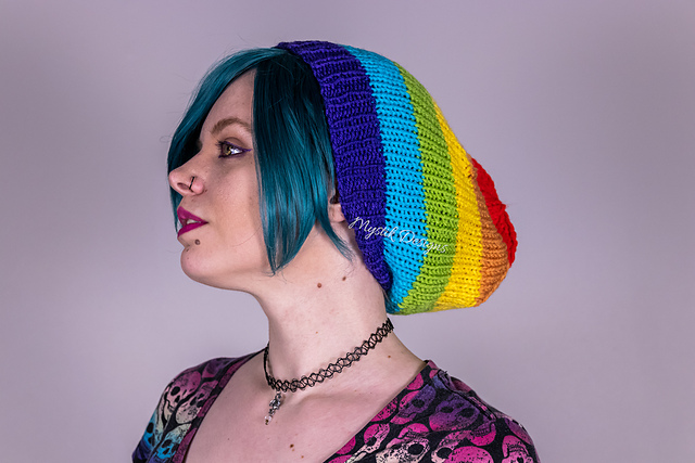 LGBTQIA+ Pride Flag Slouchy