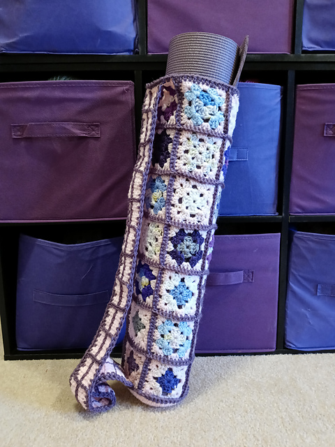 Granny Square Yoga Mat Carrying Case