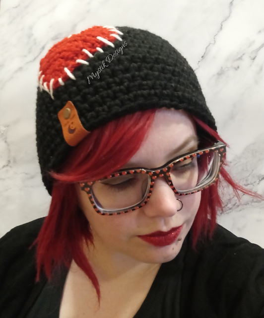 Stitched Heart Beanie