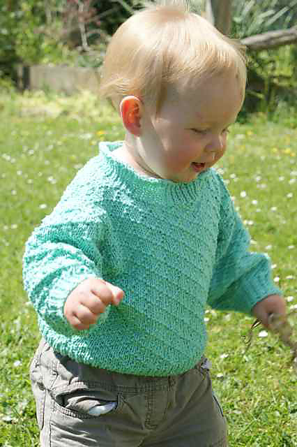 Sweater with Square Set-in Sleeves