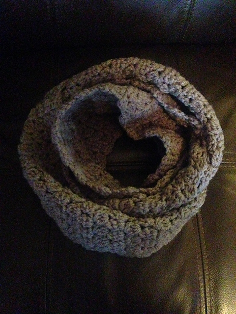 Beginner Bobble Infinity Scarf