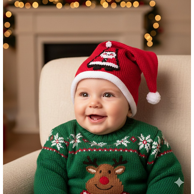 Baby's Christmas Hat