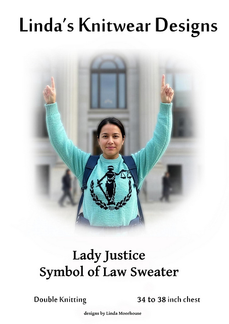 Lady Justice symbol of law sweater