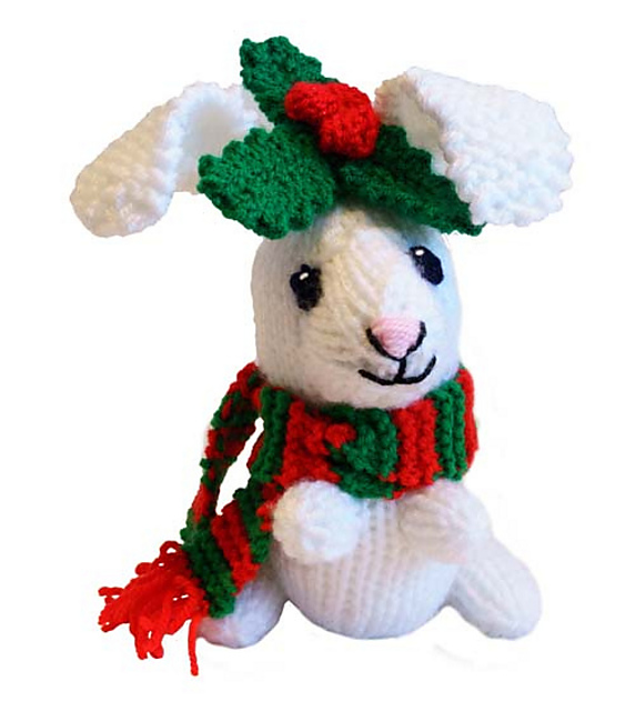 Christmas snow rabbit