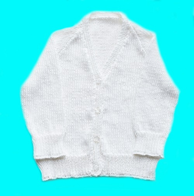 Cardigan for a baby or toddler