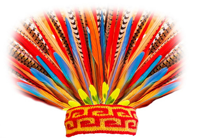 Aztec Feather Headband