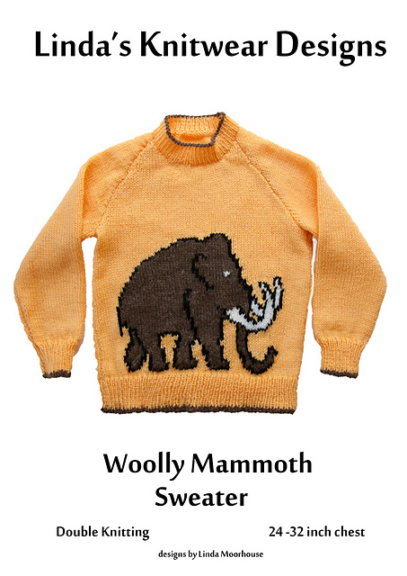 Woolly Mammoth Dinosaur sweater