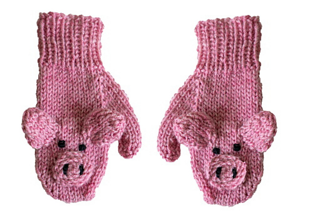 Pig mittens