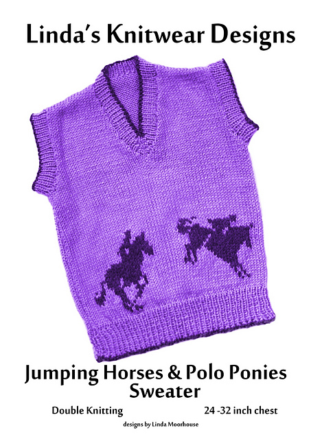 Jumping horse's sweater