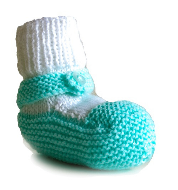 Baby's sock & slipper bootees