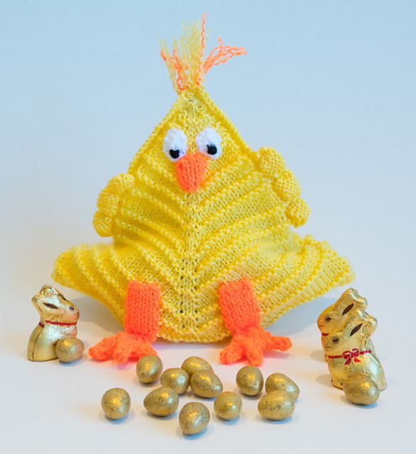 Easter chick treat bag