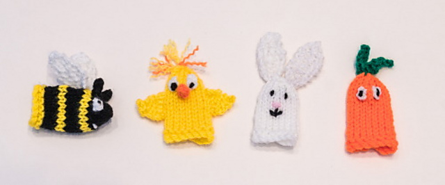 Easter finger puppets