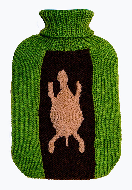 Tortoise hotwater bottle cover