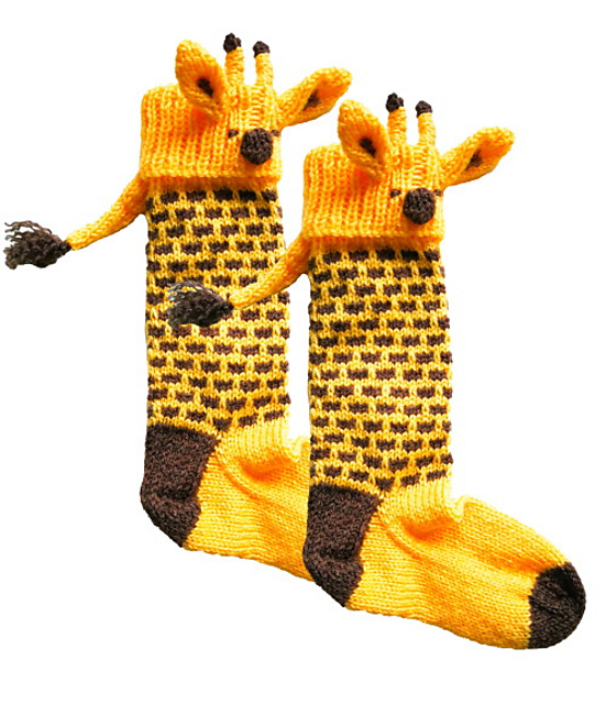 Giraffe Wellington socks
