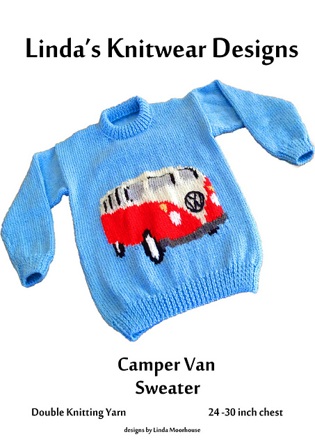RV Campervan motif sweater