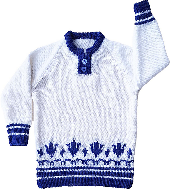 Tulip design sweater