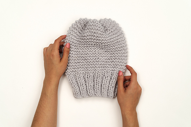 Chunky Textured Slouchy Hat