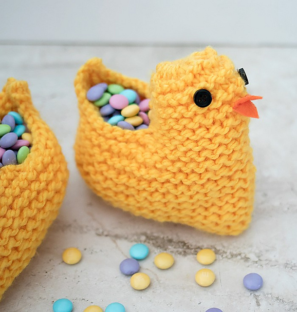 Easter Chick Basket