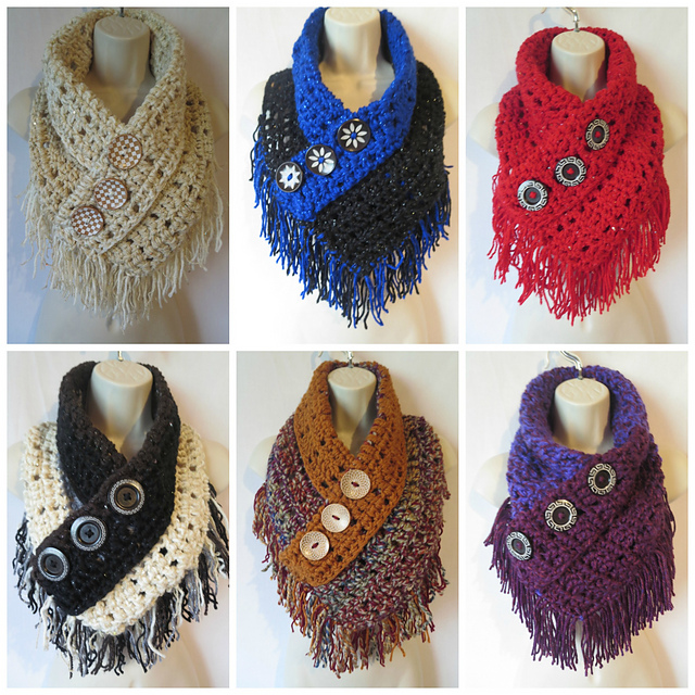 Fringe Triangle Scarf