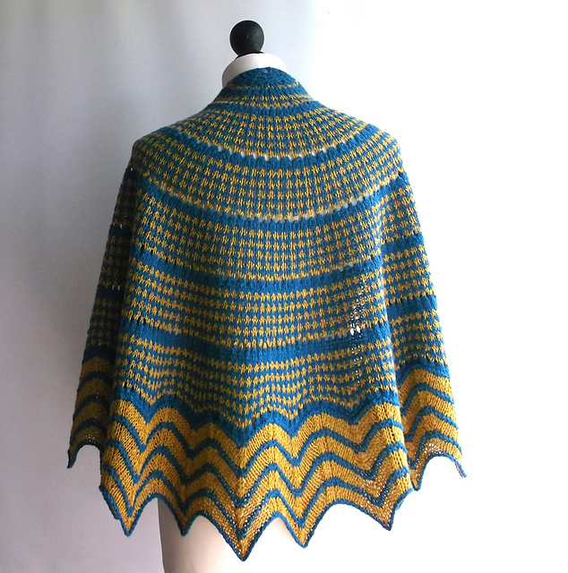 Cascade shawl 33