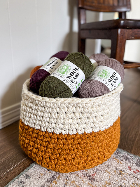 Chunky Single Crochet Basket