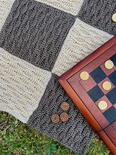 Checkered Checkerboard Blanket - Main Image