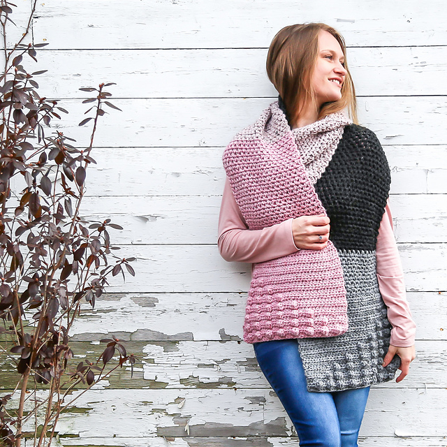 Cora Color Block Scarf
