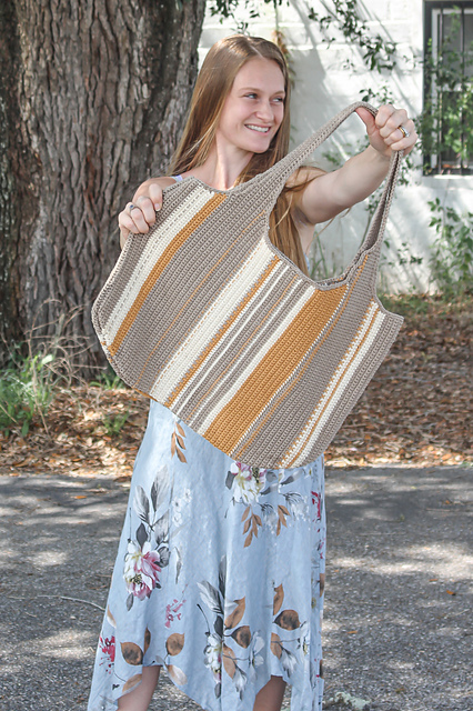 Striped Tote Bag