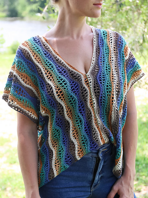 Country Sunset Summer Top