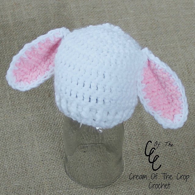 Preemie Lamb Ears Hat