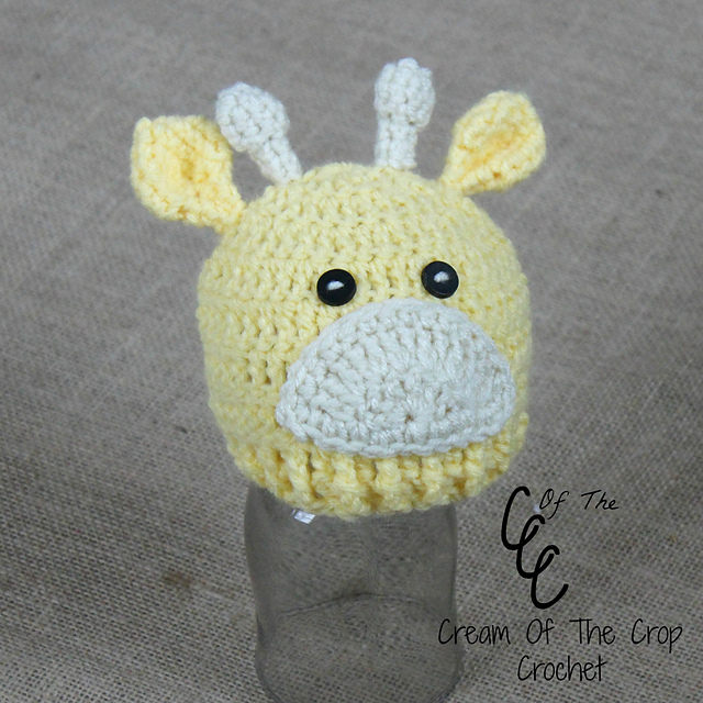 Preemie Baby Giraffe Hat