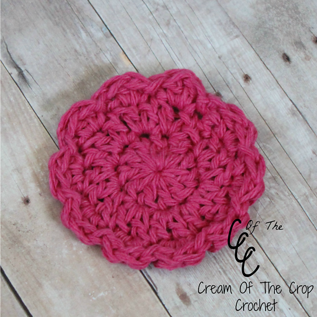 Scalloped Face Scrubbie