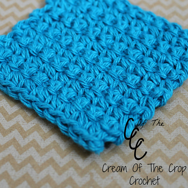 Single Crochet Square Face Scrubbie