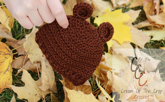 Preemie Newborn Bear Ears Hat