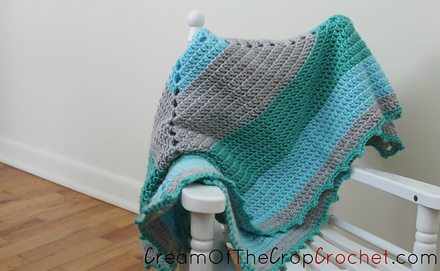 Oceans and Seas Preemie Blanket