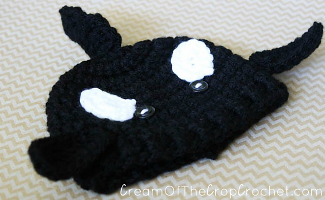 Preemie/Newborn Killer Whale Hat