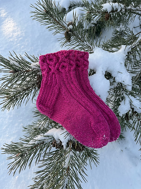 "A Little Smitten" Socks