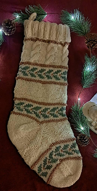 Sampler Christmas Sock