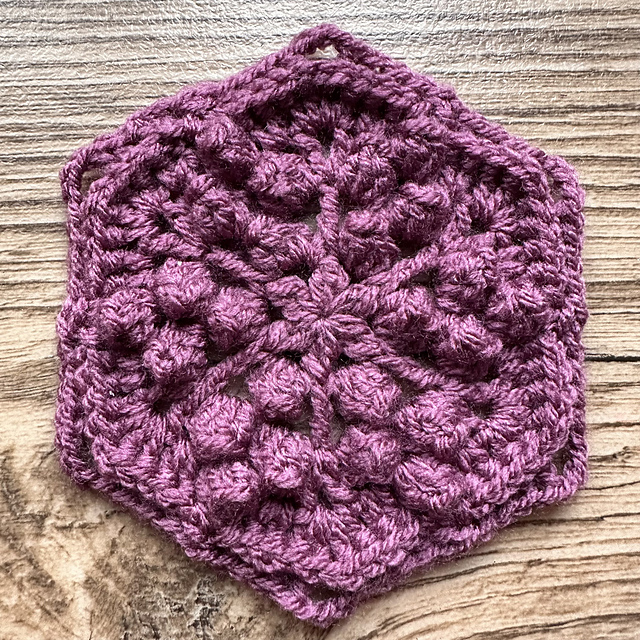 All the hexies: Dusty Rose