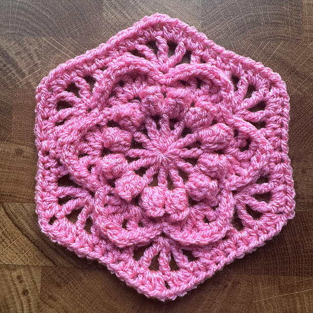 All the hexies: Pink