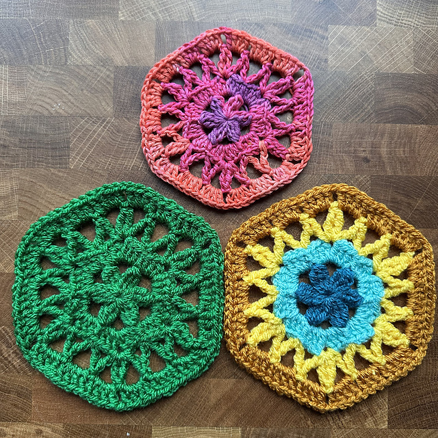 All the hexies: Emerald